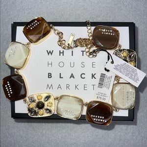 WHBM Medallion Statement Necklace